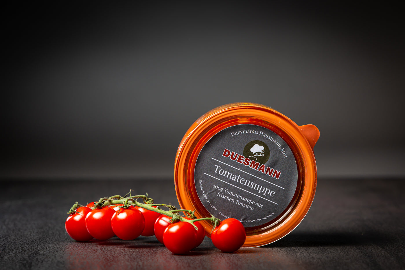 Tomatensuppe im Weckglas