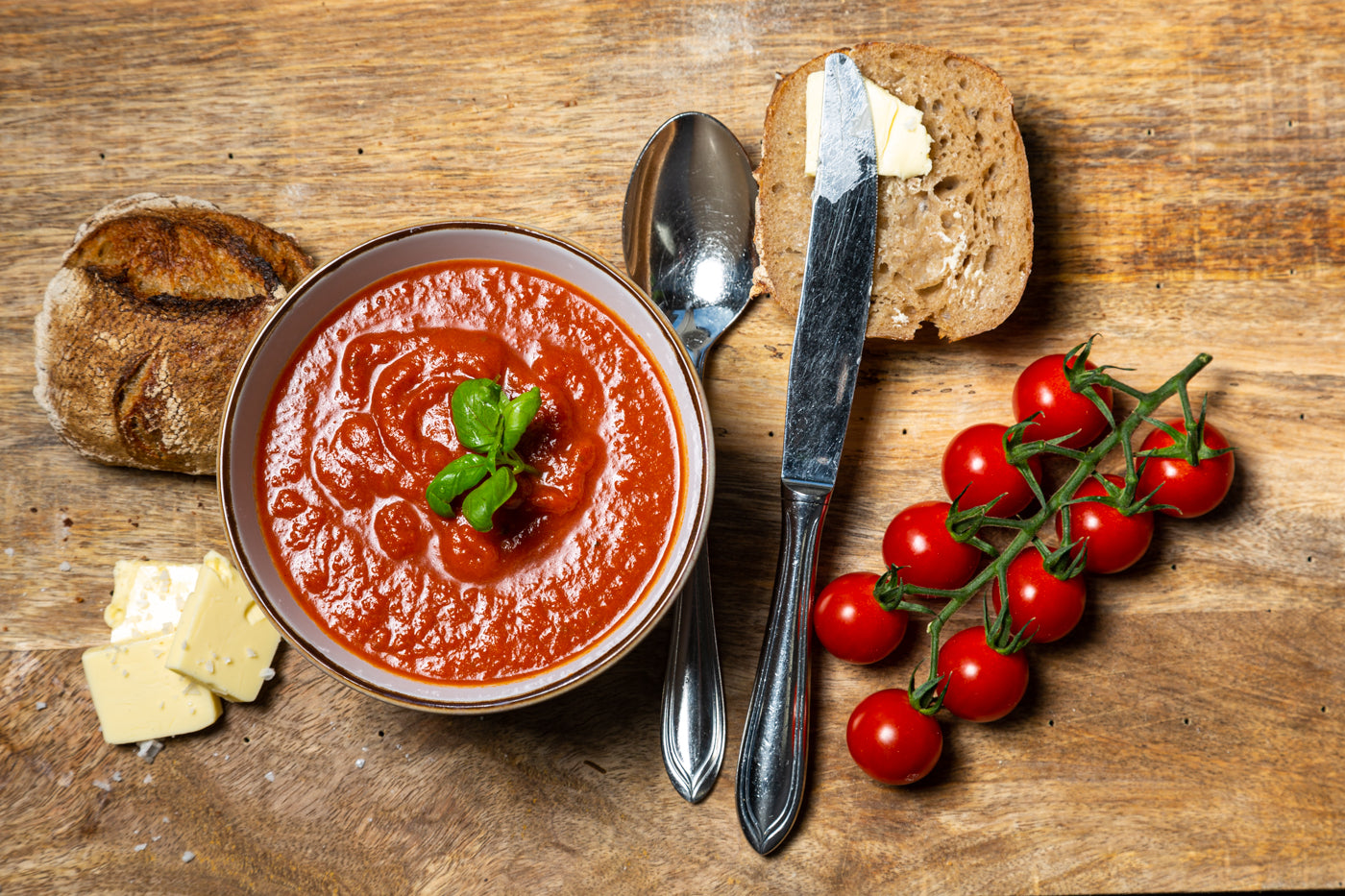 Tomatensuppe im Weckglas